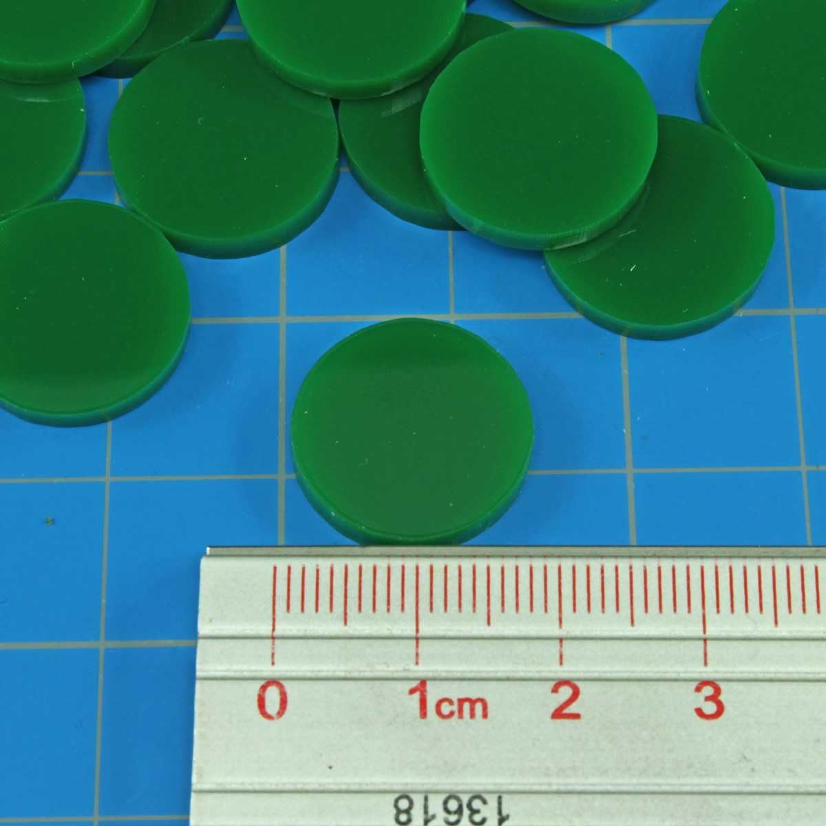 LITKO 18mm Game Tokens | Placeholder | Scoring Tokens | Counting Chips | RPG | DND | MTG | Set of 25 (Green)