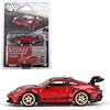 Auto de colección a escala 1:64 compatible con Porsche 911 (992) GT3 RS Paquete Weissach Rojo Guard Edición Limitada Mini GT MGT01060 5