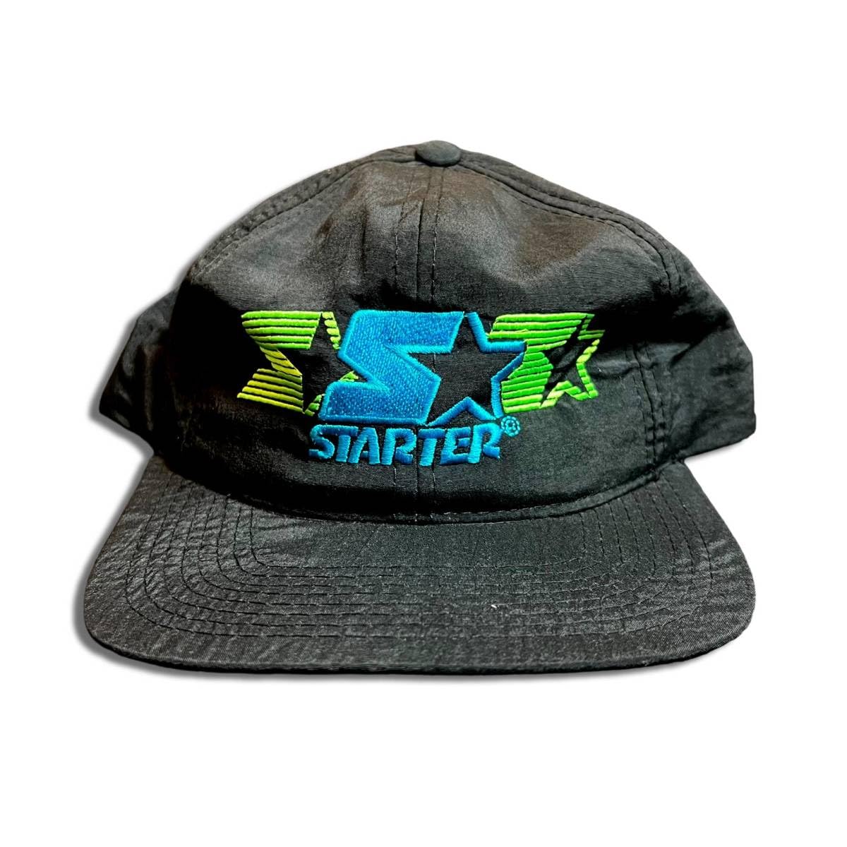 Amazon.co.jp: デッドストック 90s スターター ナイロンCAP ブラック 