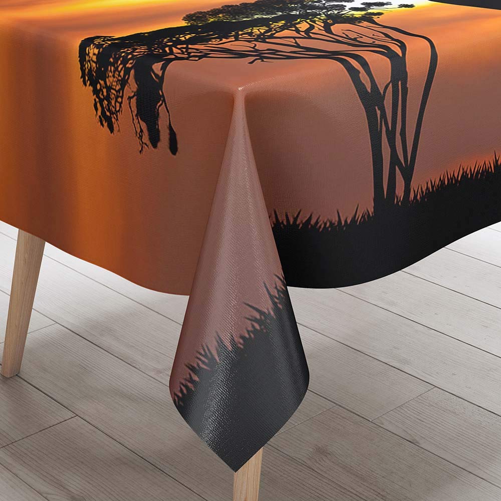 Chickw1 Nappe Rectangulaire Anti Tache Girafe 3D Anti-Poussière