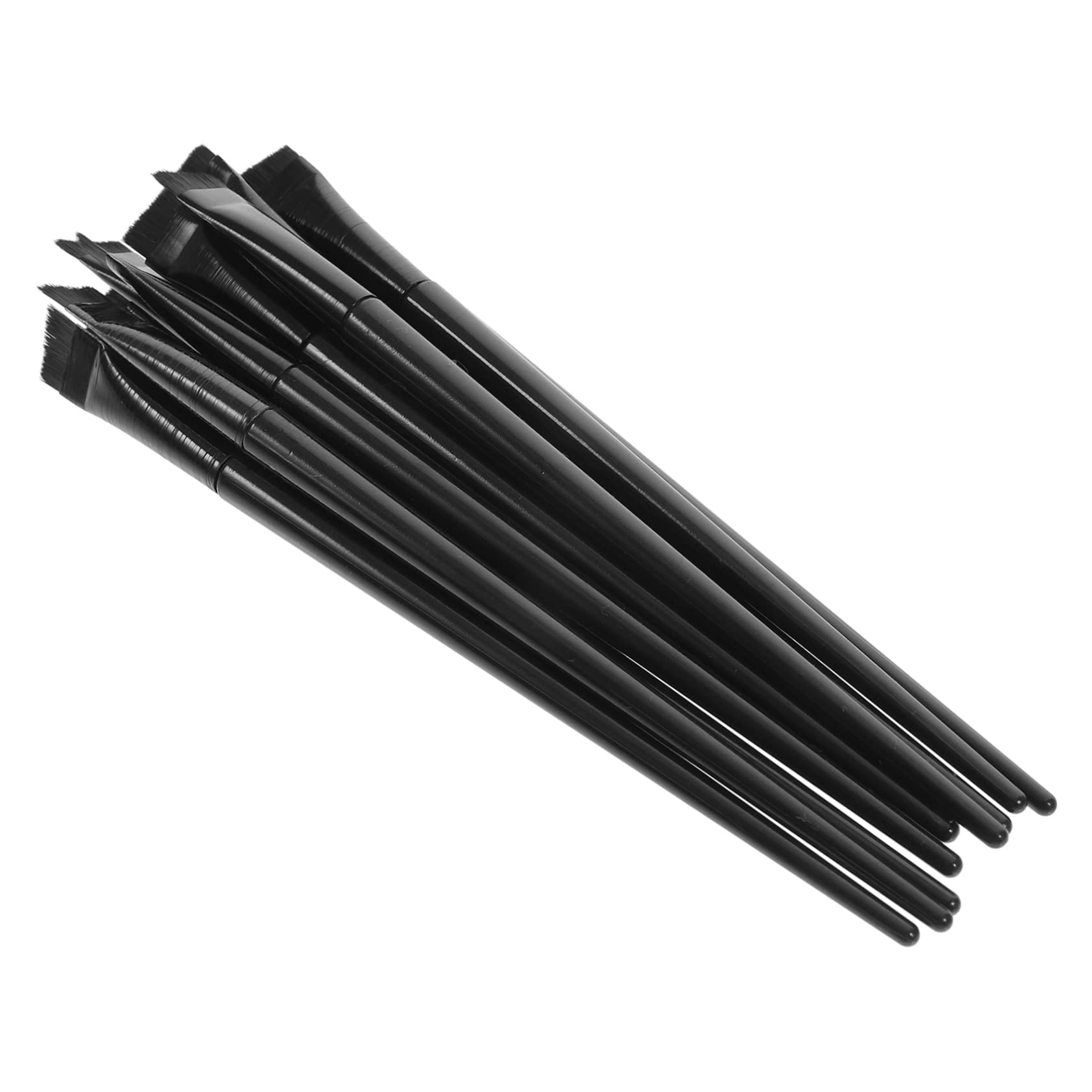Healeved 48 Pezzi Pennello Per Eyeliner Pennello Per Ombretto Ombretto Per Trucco Pennello Piatto Per Correttore Pennello Per Sbavature Per Eyeliner Strumento Per Sbavature Per Eyeliner
