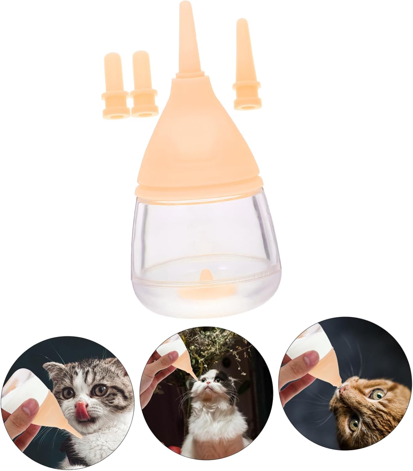 Kitten Feeding Bottle Puppy Milk Feeder for Newborn Pets Lightweight and Portable Nursing Bottle for Kittens and Puppies Easy to Clean and Reusable