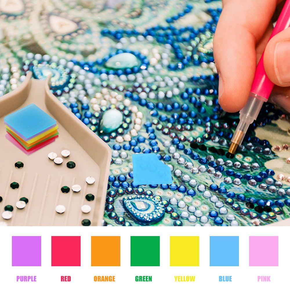 Argile Colle Pour Diamond Painting – Lot De 120 Pcs 2x2 Cm – Adhésif Puissant & Facile Pour Peinture Diamant DIY