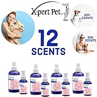 Vista 2 de X-Pert Pet Colonia para mascotas Sweet Pea para perros, 8.5 onzas, eliminador de olores de larga duración, sin crueldad, sin parabenos