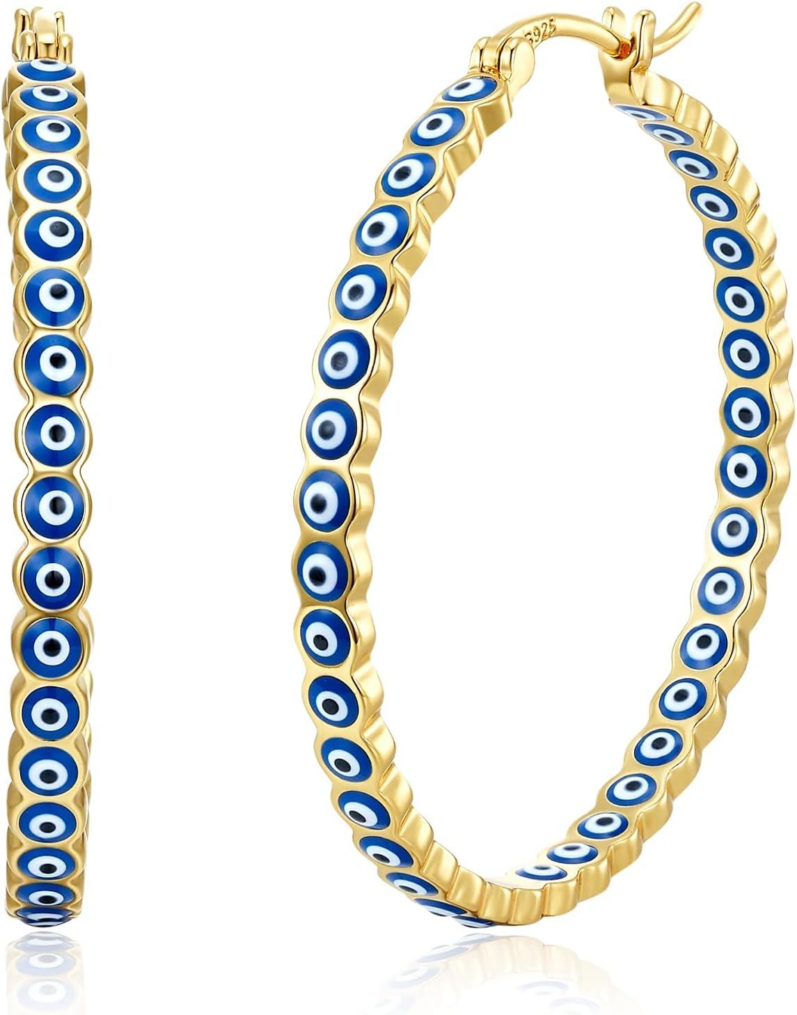 Evil Eye Hoop Earrings for Women 925 Sterling Silver Australia Ubuy