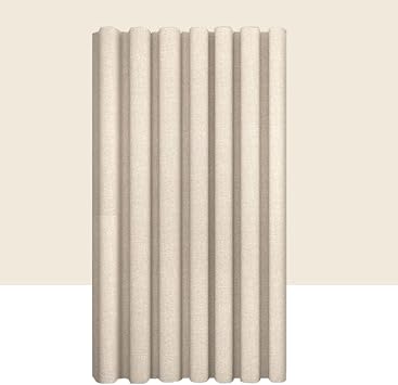 Linen Style Shower Curtain Heavy Duty Bath Curtain with C-Hooks Shower Curtains for Bathroom Waterproof Shower Curtain