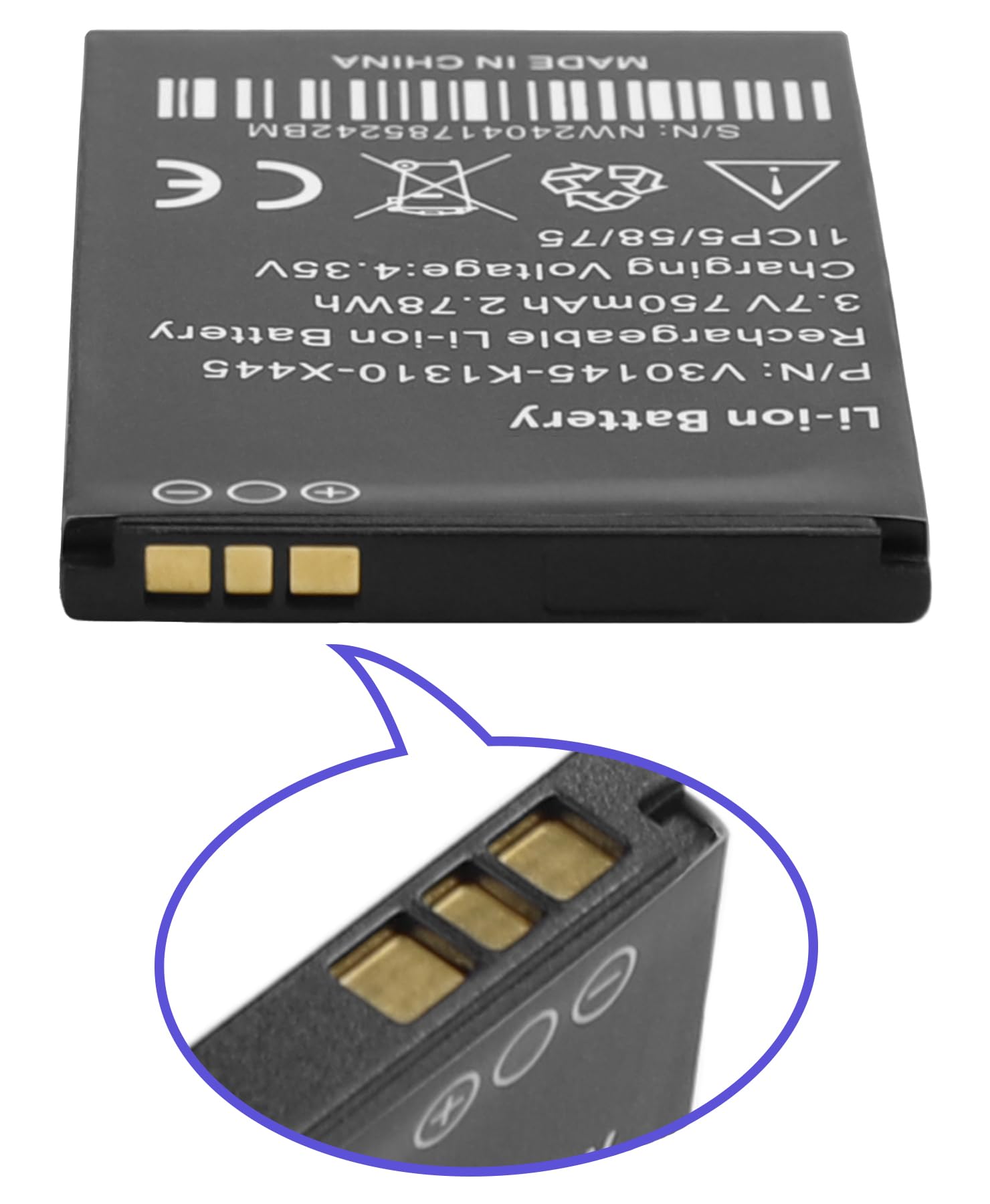 AKKU Für Siemens Gigaset SL78H, SL350, SL400, SL450, SL750, SL780, SL785 – Ersatzakku