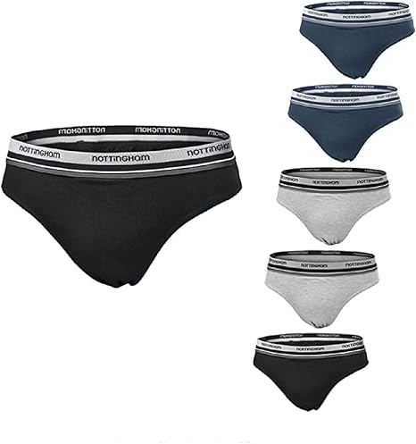 NOTTINGHAM 6 Slip Uomo Filo di Scozia Art. SM326 col. Assortiti Mis. A Scelta (3, Assortito