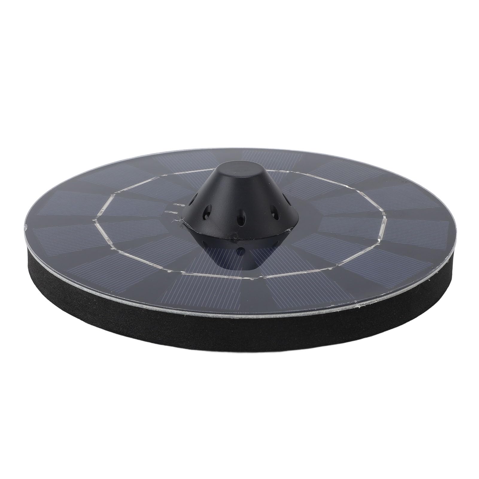 Aérateur Solaire Flottant pour Bassin 2.5W Pompe Fontaine Solaire avec Tuyaux d'Air et Pierres à Bulles pour Bain d'Oiseaux, Bassin de Jardin et Piscine