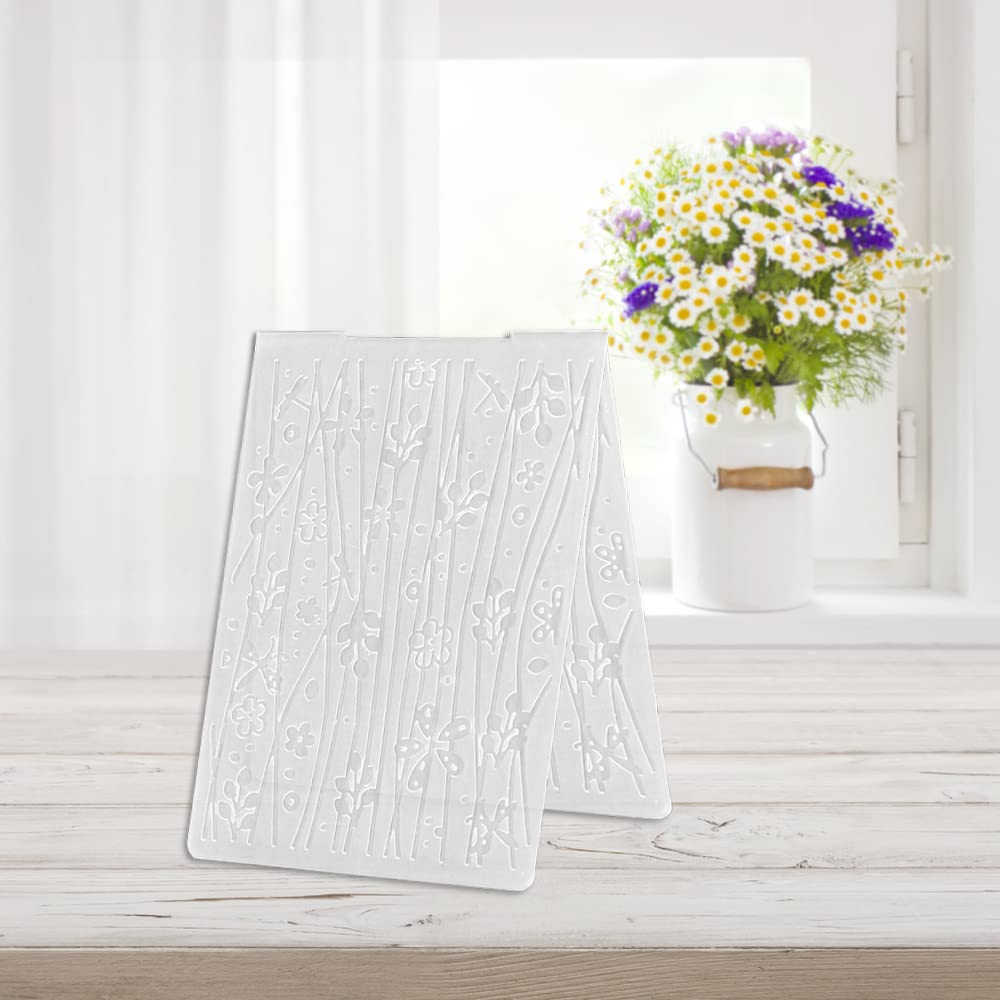 3D Flower Embossing Folder For Card Making 3D Flowers Embossing Folder ...