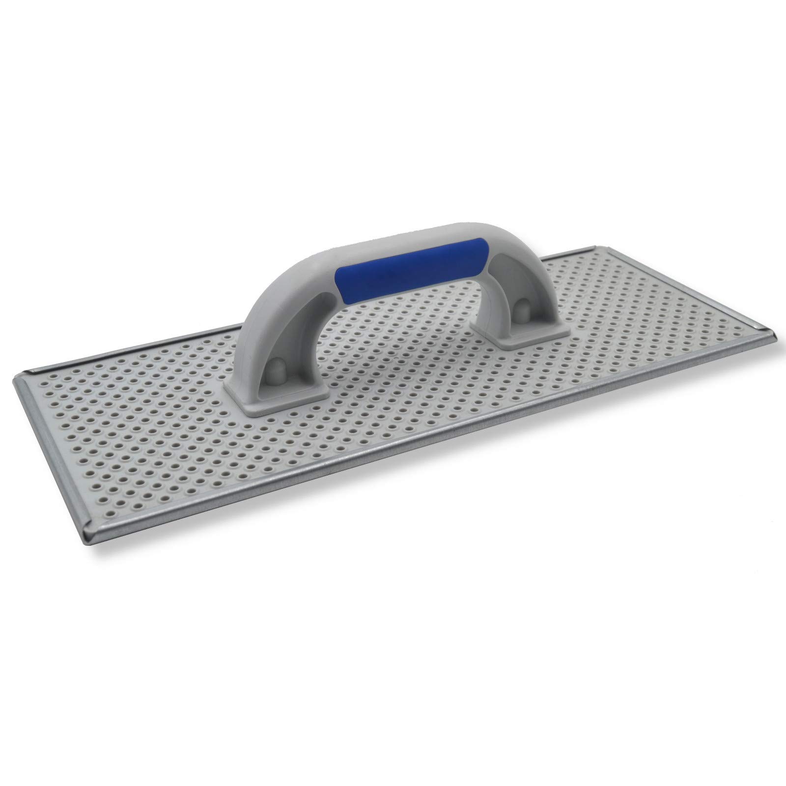 2er Set DEWEPRO® WDVS + Porenbeton Schleifbrett - Raspelbrett mit verzinktem Stahlblech-Raspelbelag - 380x160mm - Egalisierungsbrett - Handschleifer - WDVS-Schleifer