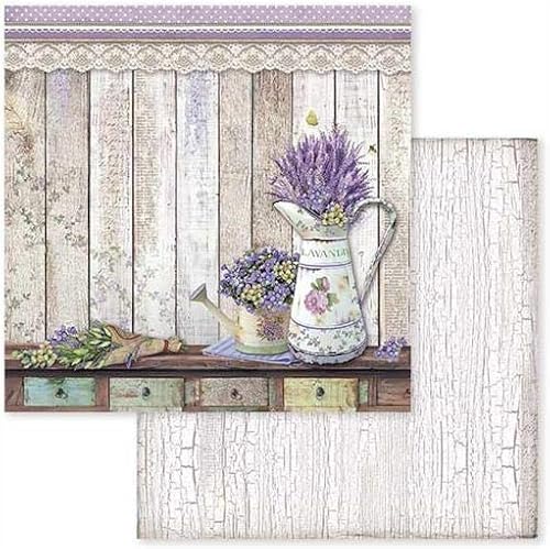 Miniatura 2 de STAMPERIA INTERNATIONAL, KFT PAPER PAD 8X8 10PK PROVENCE, 20.3 x 20.3 (8" x 8"), multicolor