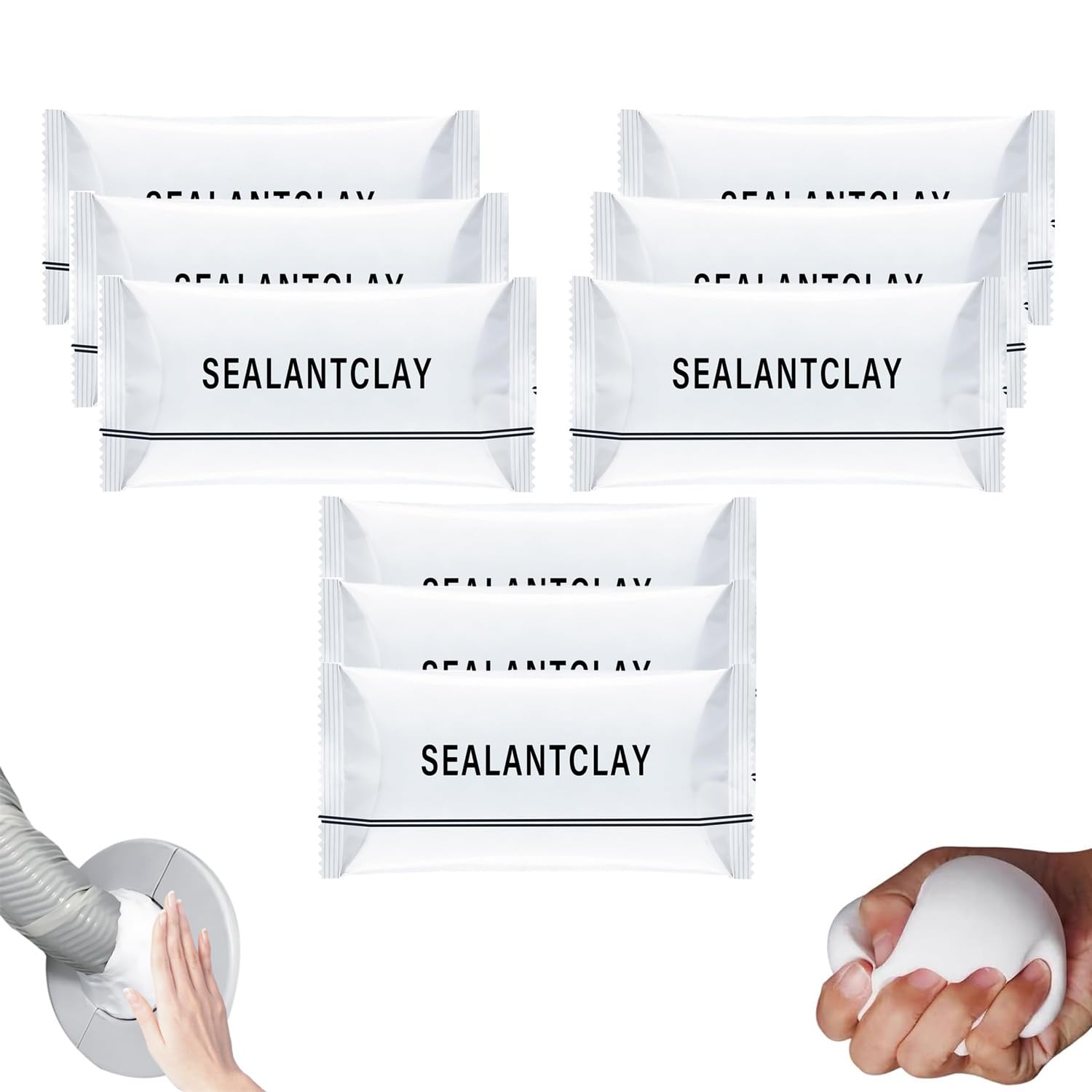Repair Sealing Clay, Waterproof Sealant Mastic, 9 Pcs