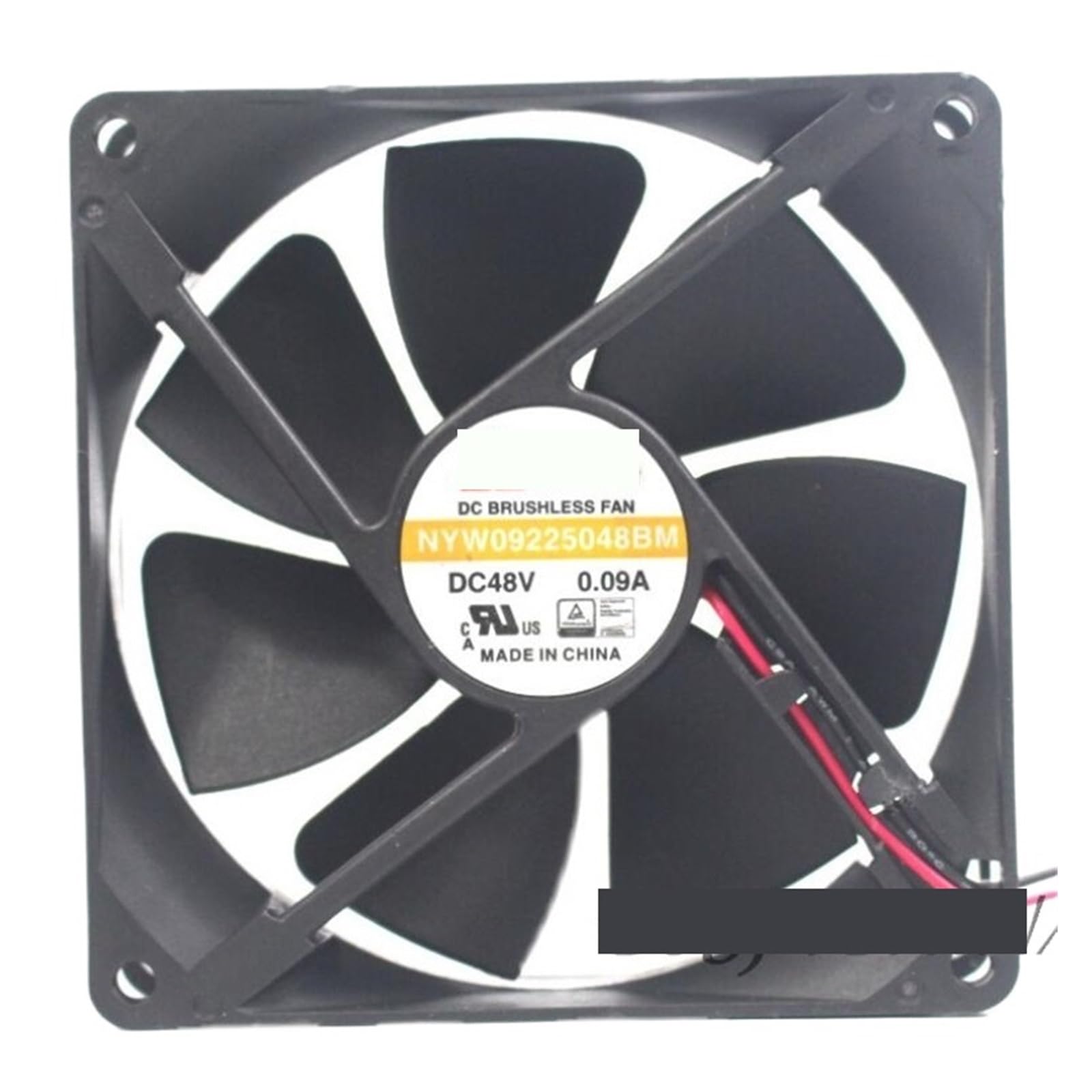 YMUGUEGH 9025 9cm NYW09225048BM 48V 0.09A two-wire fan
