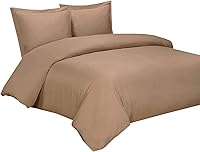 Vista 1 de Royal Hotel Bedding Juego de fundas de edredón 100% frescas, viscosa hecha de bambú, juego de funda de edredón con lazos en las esquinas y cierre