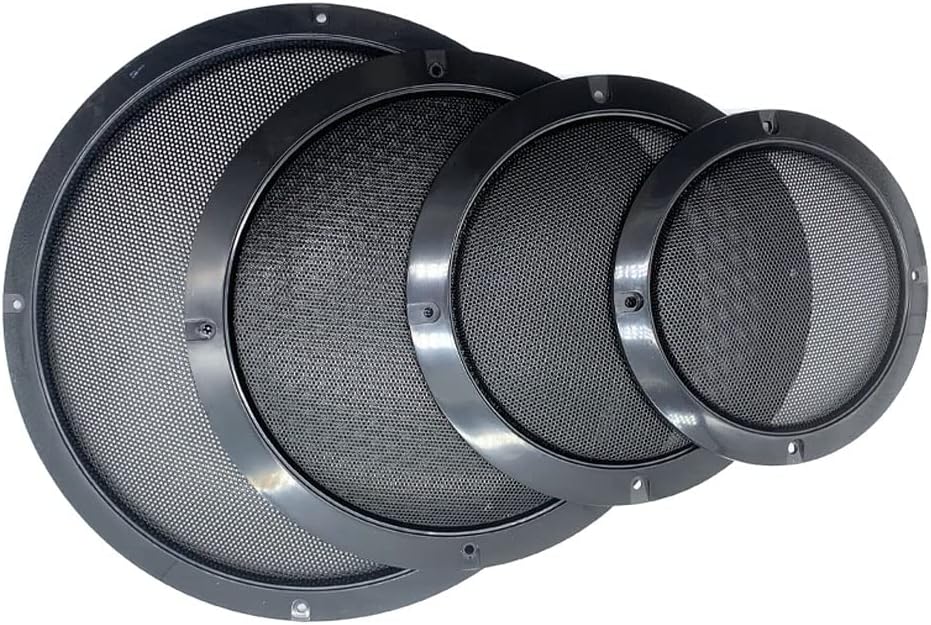 ストア 6 5インチスピーカーグリルカバーガードプロテクター ブラックメッシュスピーカー 2個 ネジ8本付き ブラック Cougaropen Com