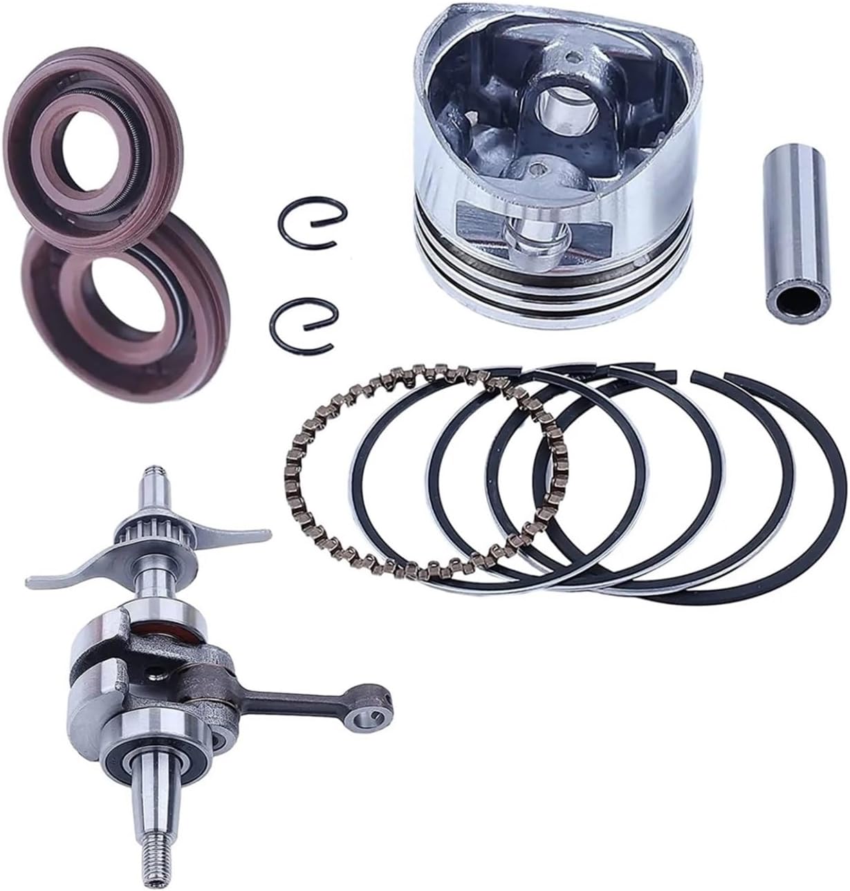 Crankshaft Crank Shaft Fit for GX25 HHT25S Oil Seal Piston Kit Engine Crankshaft