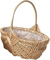 Vista 1 de NOLITOY Cesta de la compra de la rota de la cesta de la porción de la fruta del niño de madera