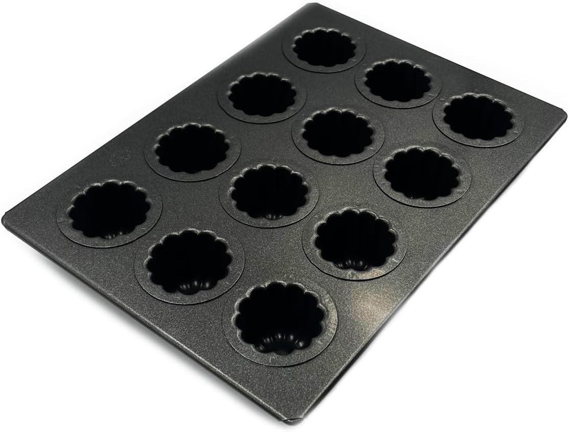 Matsunaga Seisakusho MB Nonstick Canele Top Plate, 12P