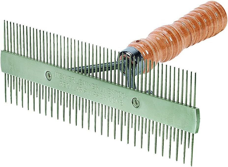 Weaver Leather 2 Sided Comb, Silver