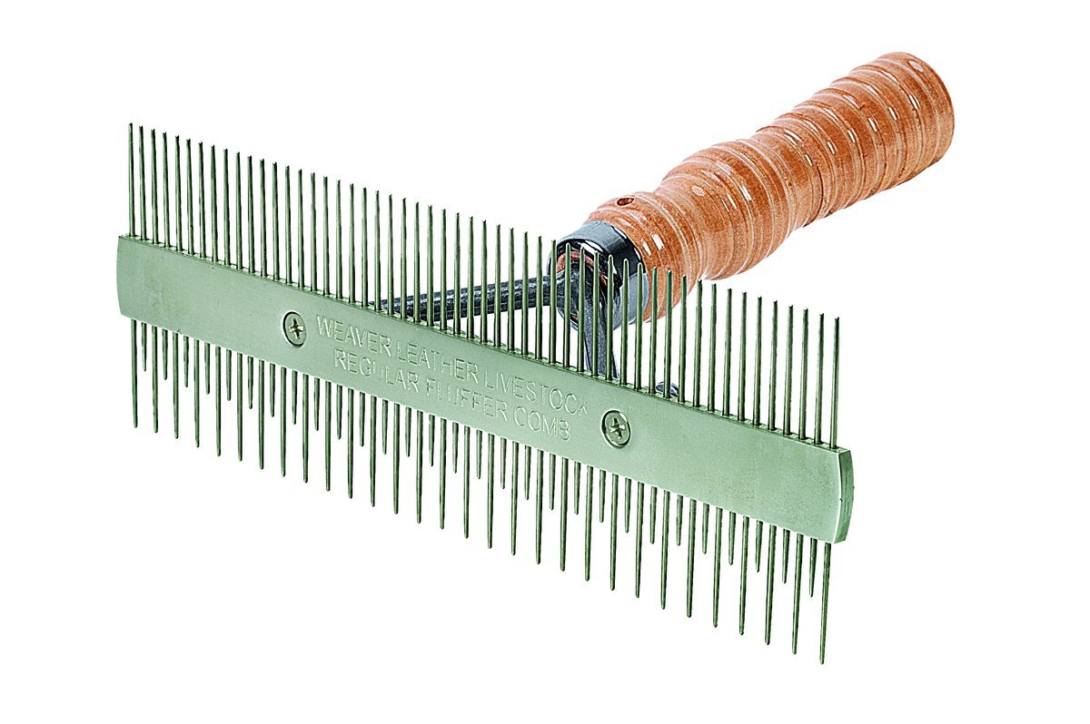 Weaver Leather 2 Sided Comb, Silver