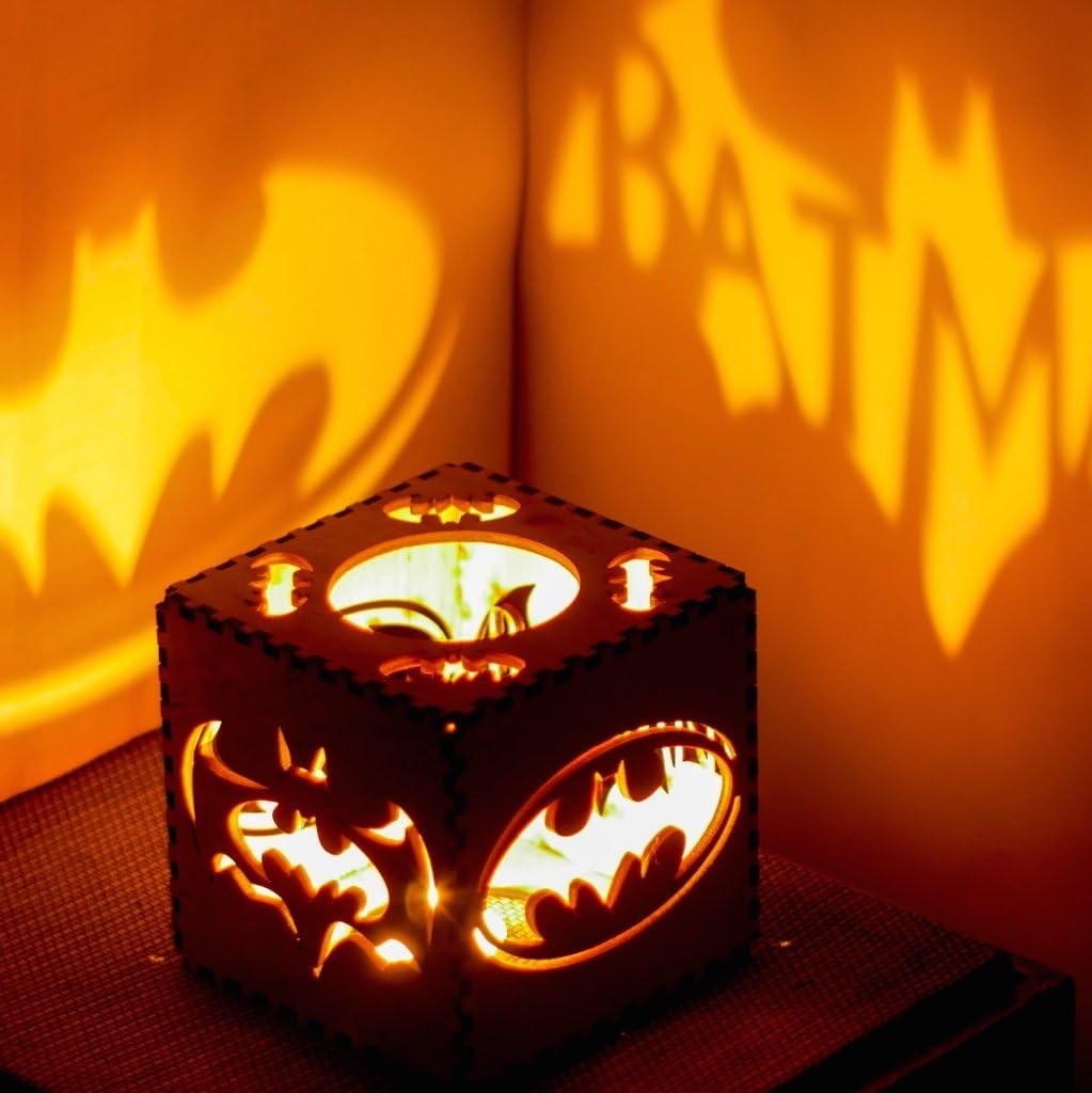 Halloween Wood Sign Batman Masculine Candle Super Hero Homemade Crafts Reclaimed Wood Personalized Gift Nerdy Gifts