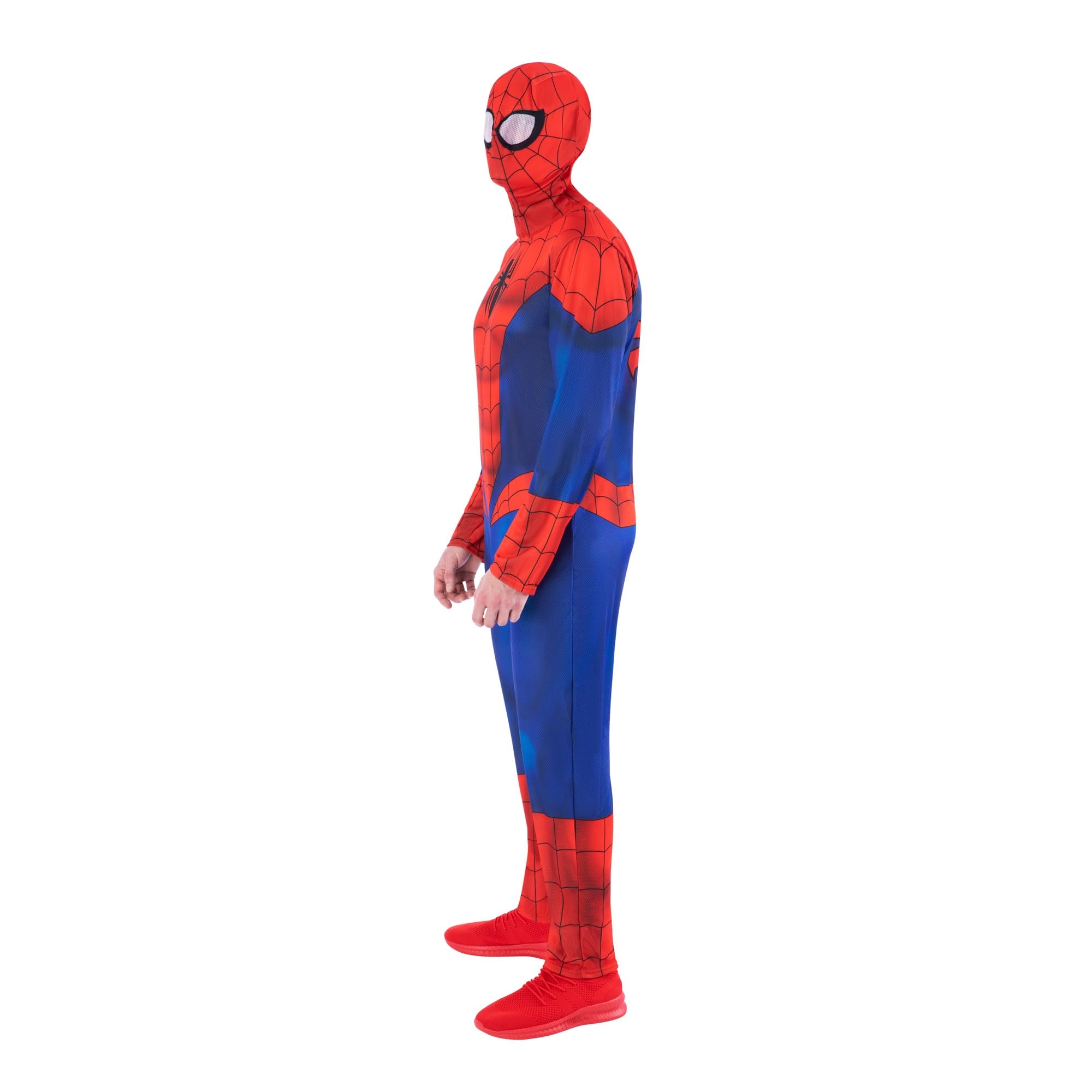 Rubies Disfraz oficial de Spider-Man para adultos, disfraz para adultos