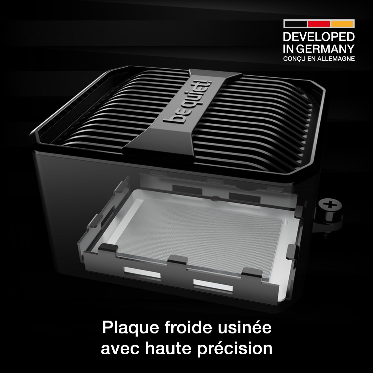 be quiet! Silent Loop 3 240mm système de refroidissement, plaque froide usinée avec haute précision, 2 ventilateurs Silent Wings 4 120mm PWM high-speed, performances de refroidissement extrêmes