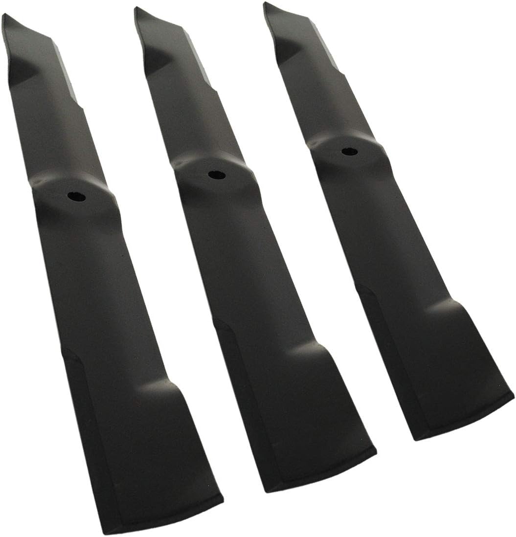 Grasshopper Set of 3 Mower 25" Contour Lawn Mower Blades, GrassMax Marbain Blade System, for 72" FrontMount and MidMount Duramax Decks, OEM Yard Mowing Replacement Part 320252