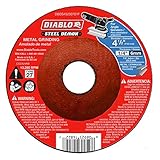 Diablo Steel Demon Metal Grinding Disc - Premium Ceramic Blend, Type 27, 4-1/2