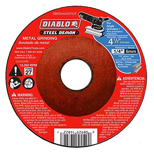 Disque à meuler le métal type 27 pour meuleuse d'angle de 10,2 cm Diablo - 2