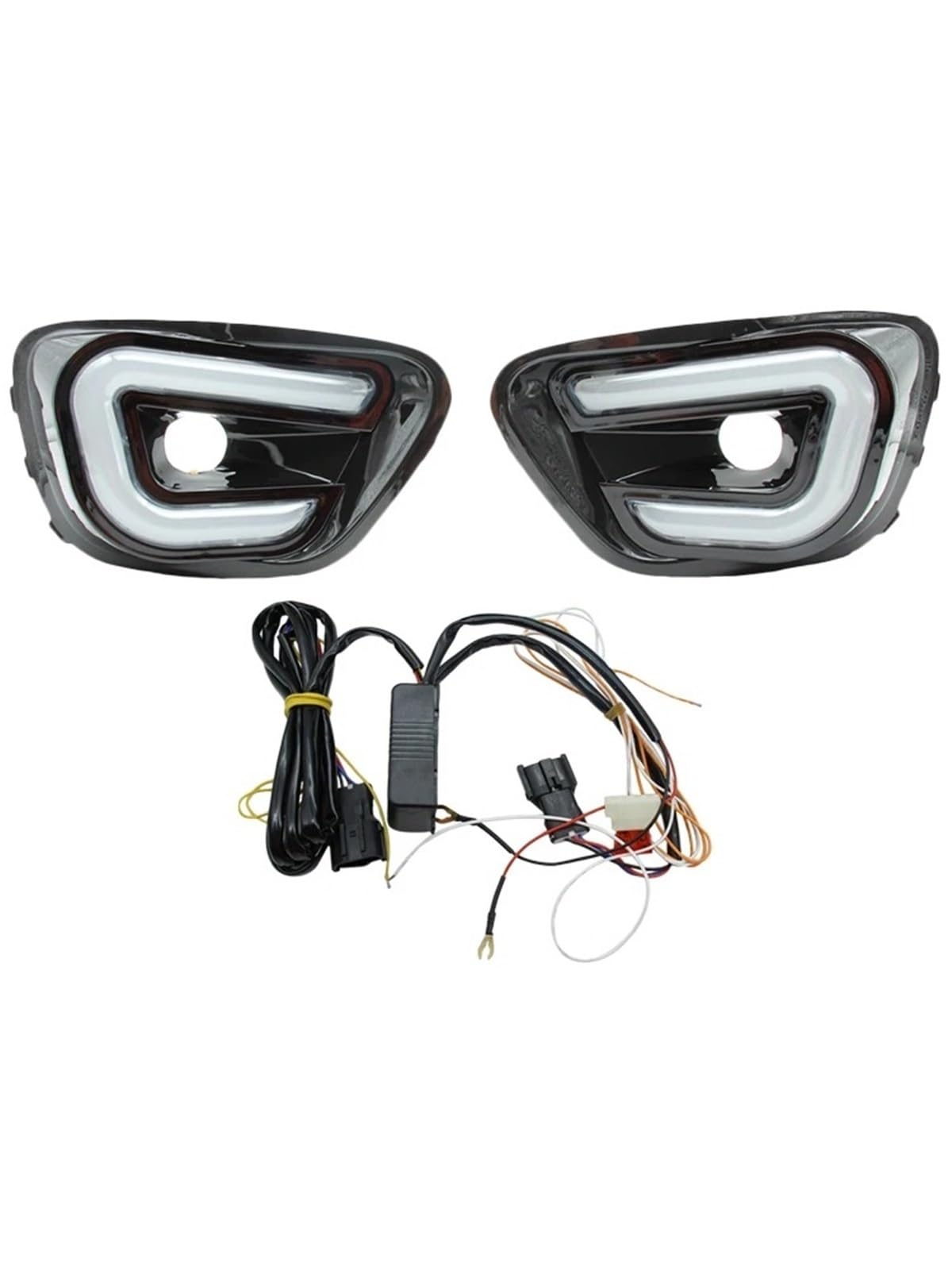 Led Lampada Indicatore Per Compass 2011-2016 DRL Luce Di Guida Diurna Con Indicatori Di Direzione Accessori Auto Indicatori Direzione A Led