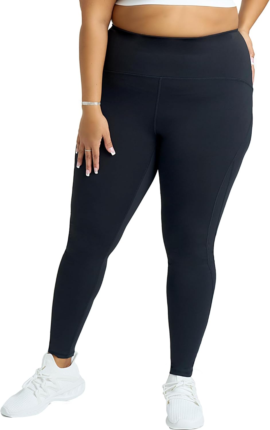 POPSUGAR Yoga Pants Women, Ultra High Waisted Leggings for Women, Gym Workout Leggings with Pocket - Image 3