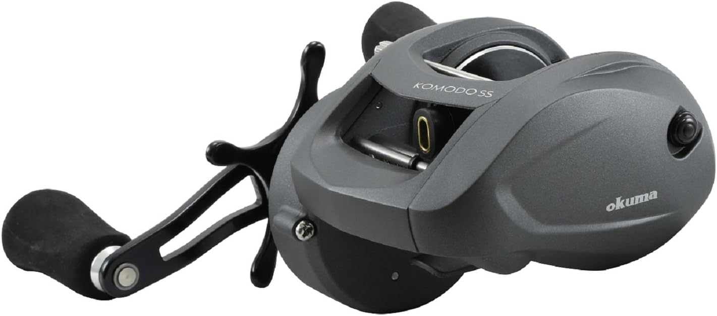 OKUMAKomodo SS Large Capacity Aluminum Frame Stainless Steel Gears Low Profile Baitcaster