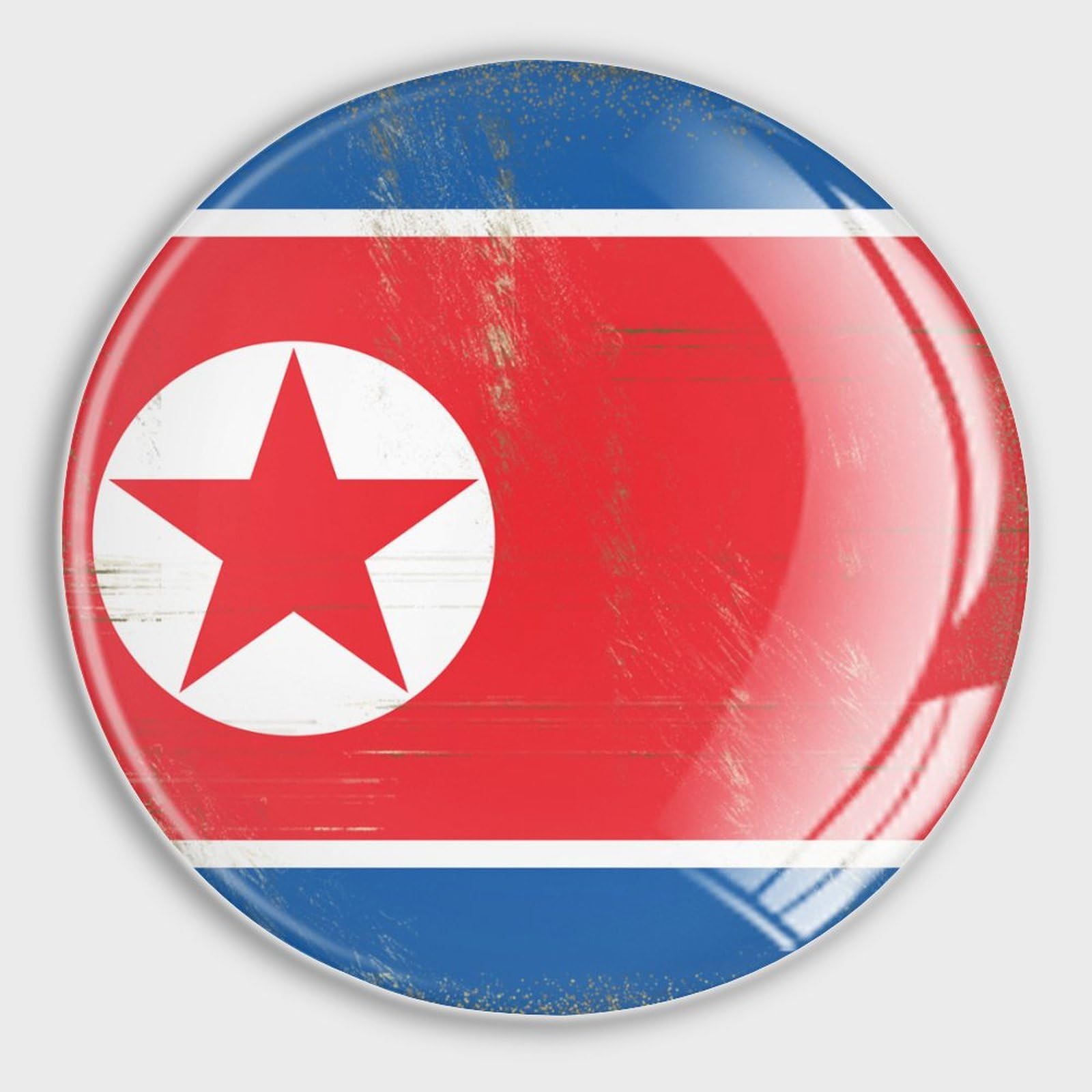 Imanes de nevera vintage de Corea del Norte decorativos para cocina y oficina