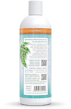 Auromere Ayurvedic Shampoo Neem Plus 5, Normal to Oily Hair - 16 Fl Oz