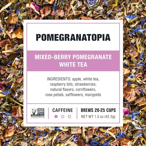Tiesta Tea Pomegranatopia Mixed-Berry Pomegranate White Tea