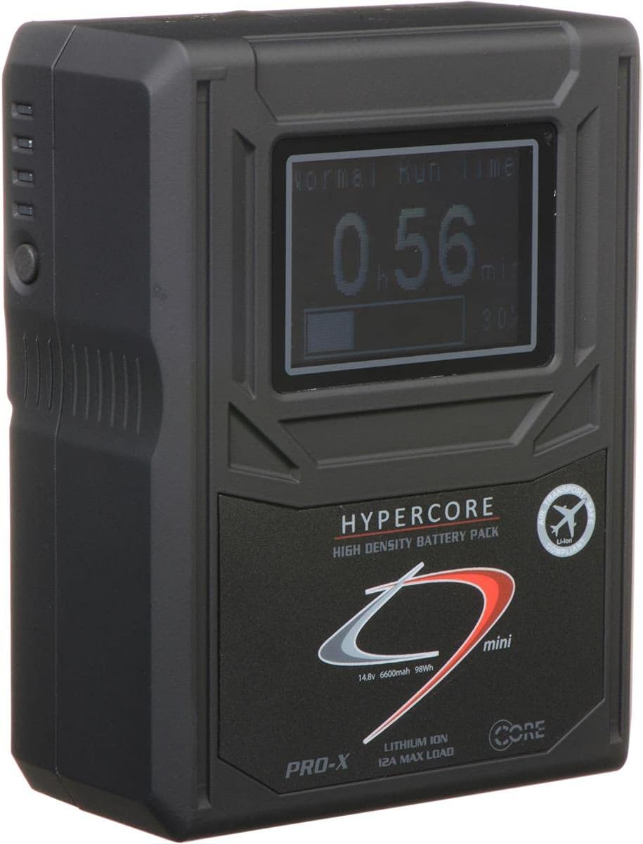 Core SWX Hypercore 9 Mini V-Mount 98Wh Lithium-Ion Battery Pack for RED DSMC and DSMC2 Cameras