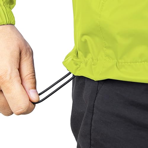 Miniatura 5 de 33,000ft - Chaqueta de lluvia impermeable y plegable para hombre, ligera, con capucha, cortavientos ideal para golf o ciclismo