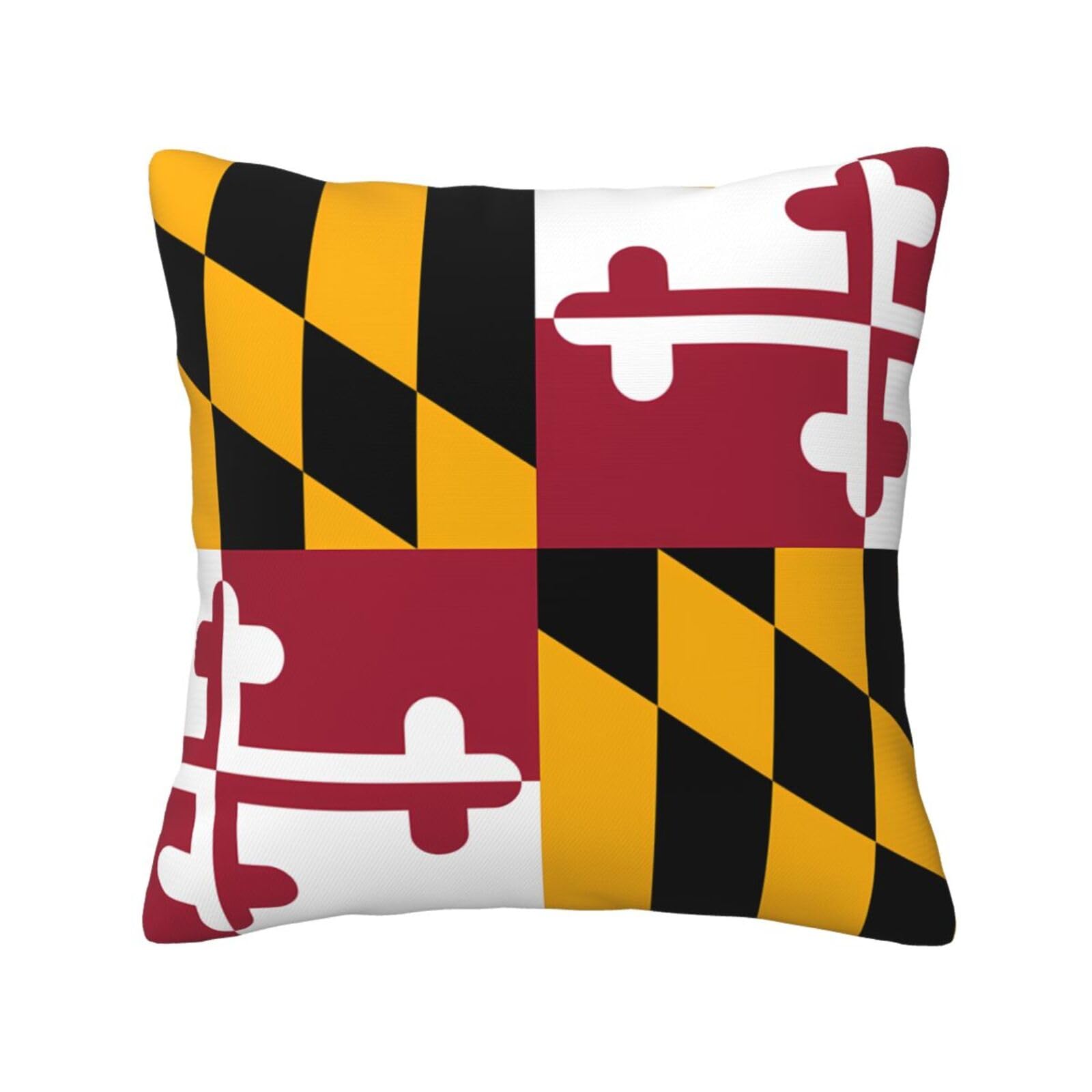 SXZVVBN Maryland State FlagDecorative Square Sofa Cushion Covers