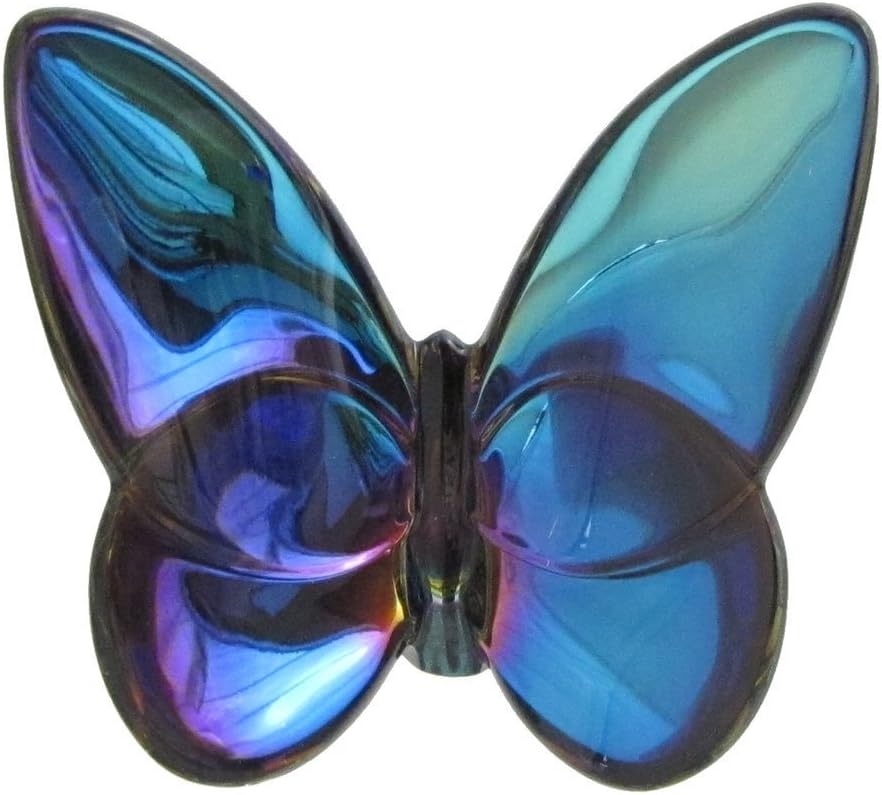 Baccarat Papillon Crystal Lucky Butterfly Blue Scarabee 2609987