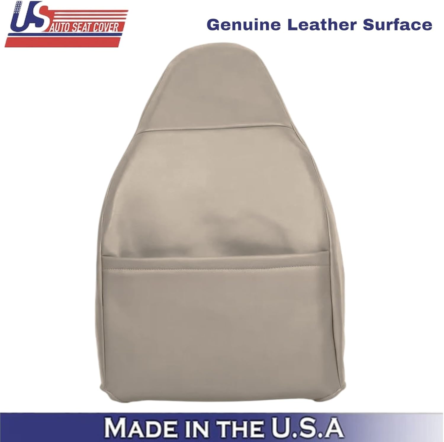 2000-2002 fits Ford Expedition Eddie Bauer Leather Front Top Covers Med Parchment