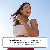 Vista 9 de Vitamin Bounty Multi Collagen Peptides Powder for Men & Women (Complex Plus) - 5 Types Hydrolyzed Collagen Protein - Probiotics, Vitamin C &