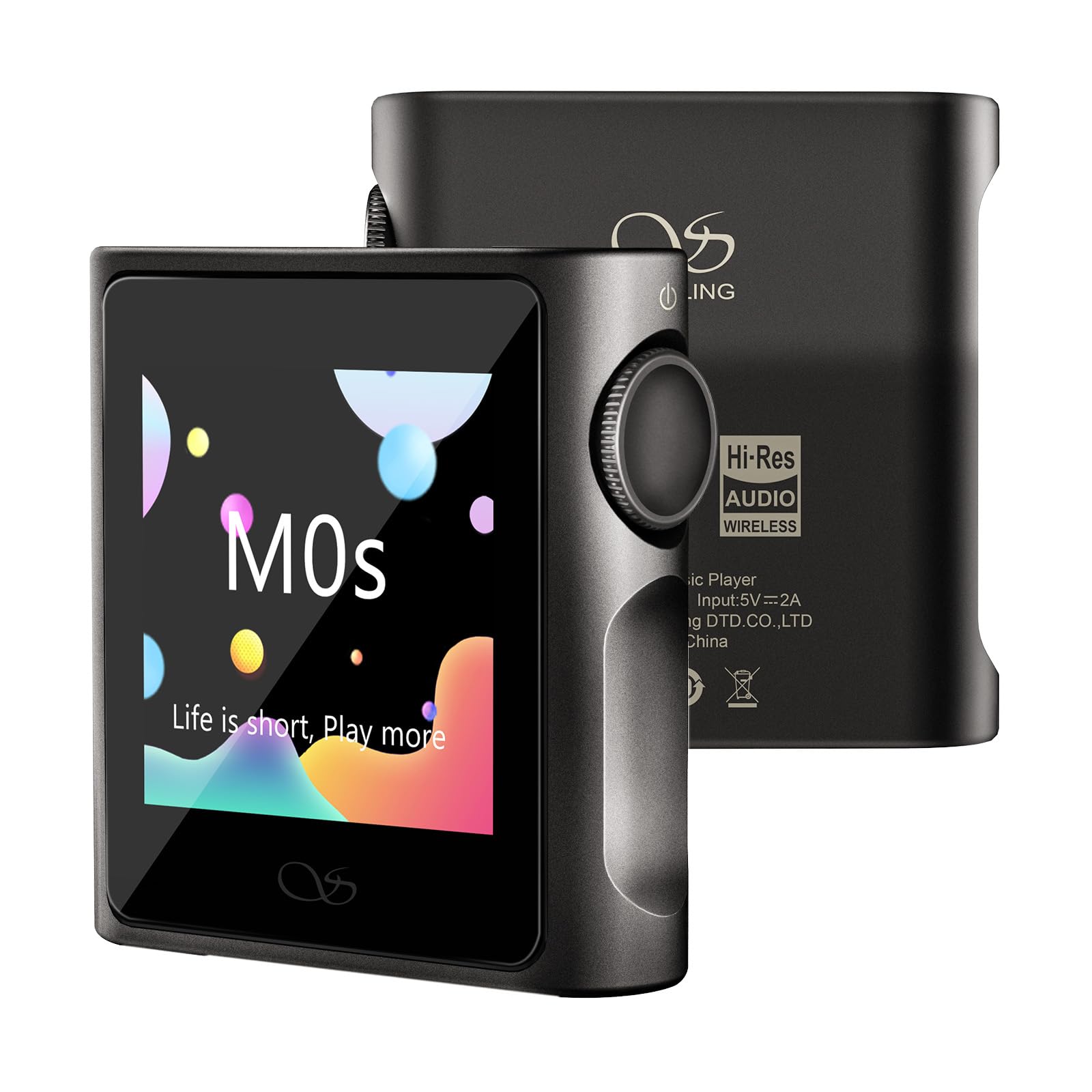 SHANLING M0s Portable MP3 Player Hi-Res Audio Players, 1.54" Touch Screen Hi-Fi MP3 Player with Bluetooth 5.0 LDAC, USB DAC/Amp, Up to 10 Hours Playback – Titanium-image-27