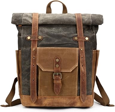 canvas and leather backpack uk