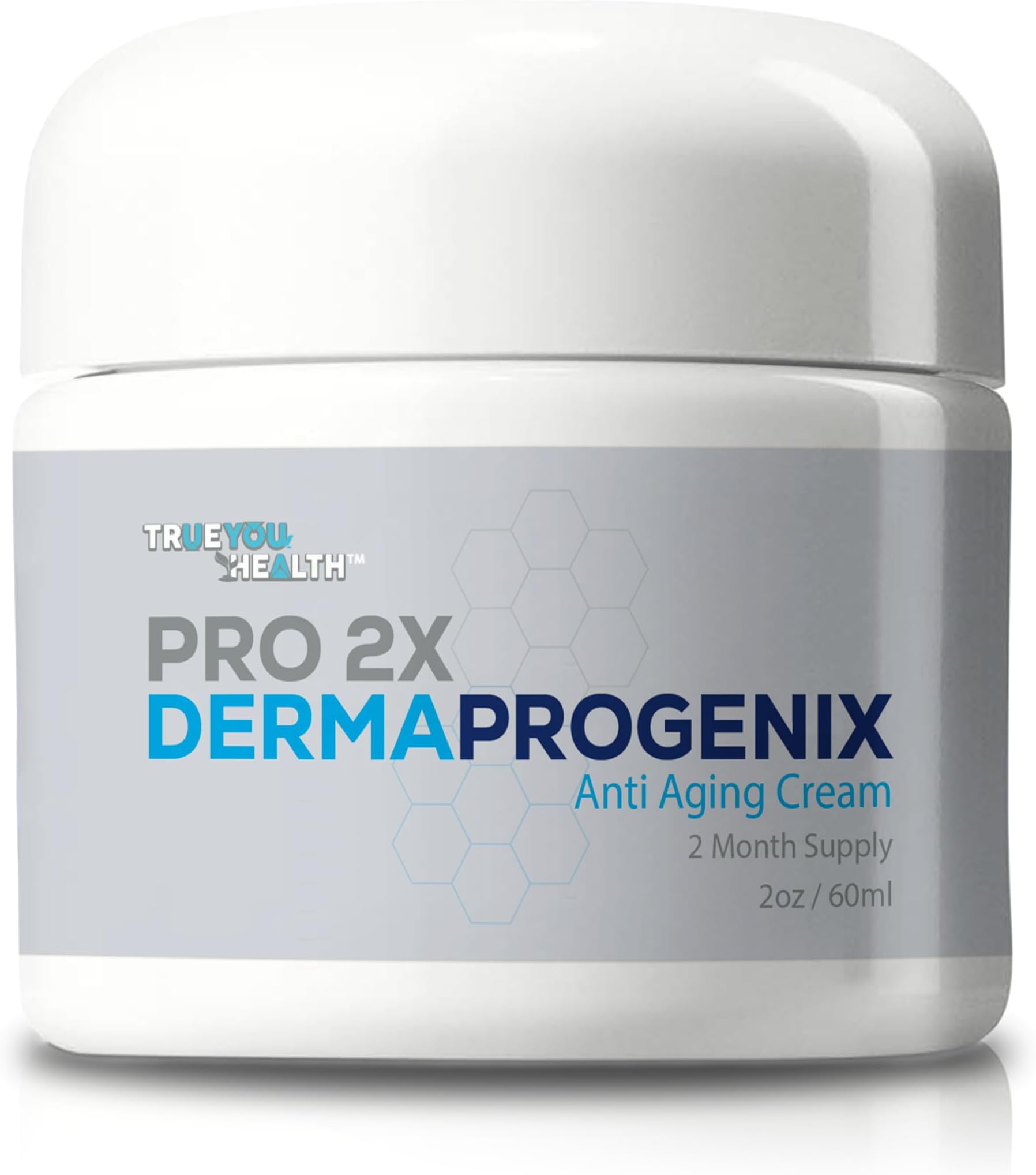 PRO 2X DERMA PROGENIX Cream - Anti Aging Cream - 2 Month Supply - Skin Firmin...