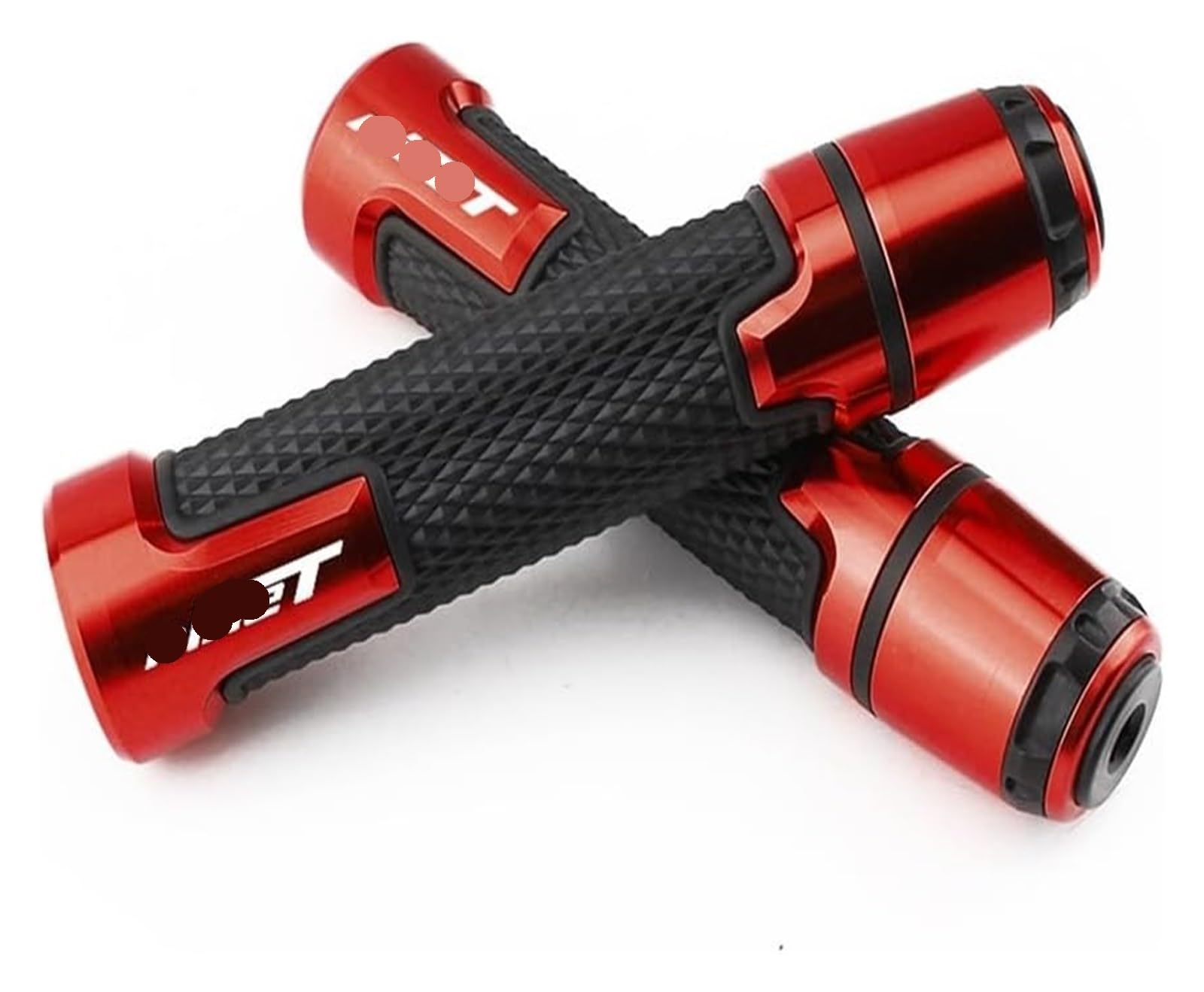 pour BM&W pour NINET pour R Nine T pour RnineT Pure/Cafe Racer/Scr 2014-2022 Poignées Guidon De Moto Poignées Antidérapantes en Caoutchouc 7/8 "22mm Extrémité du Guidon(Red)