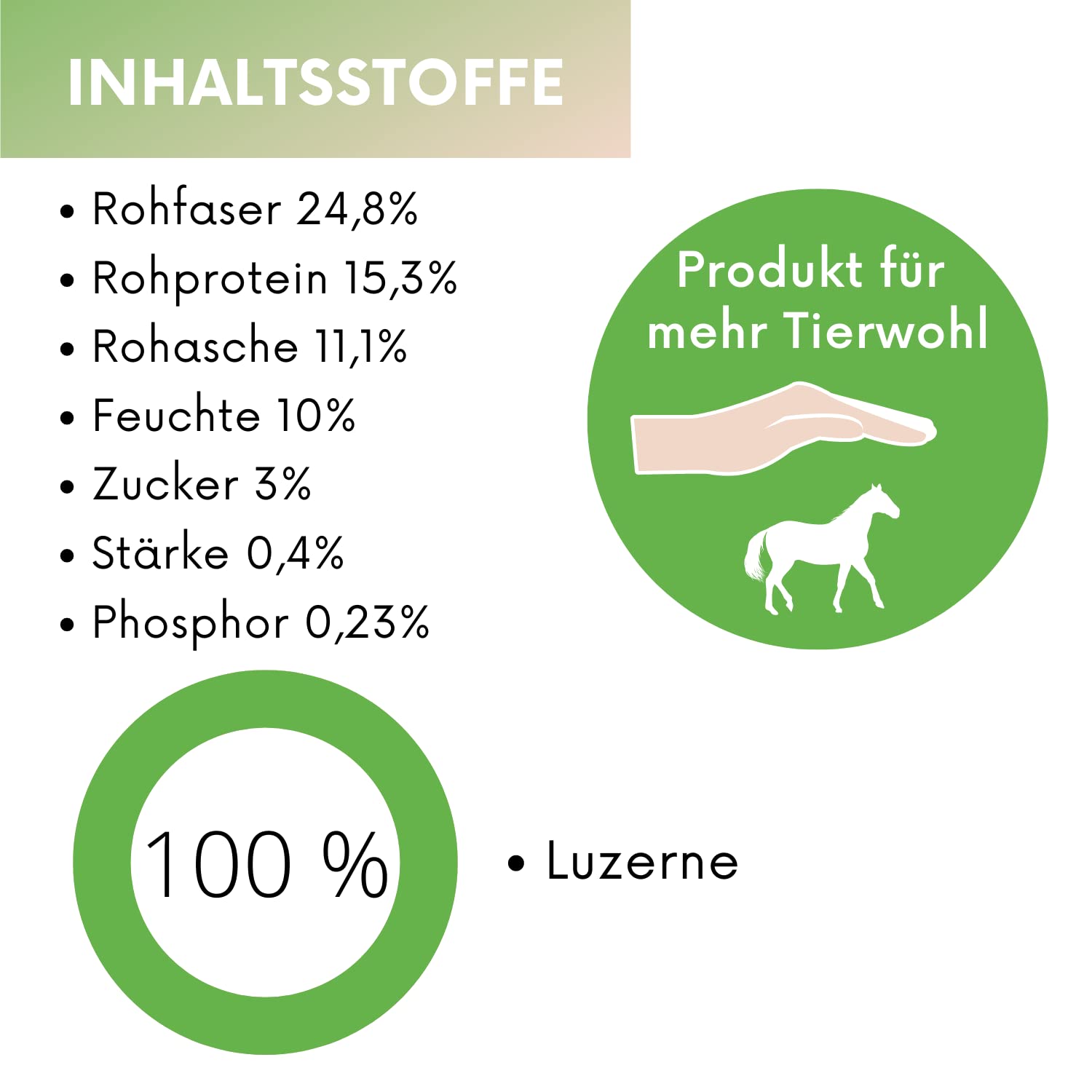 LAX Wiesenprodukte Spielseil für Pferde 1 kg (1 Stück) – Getreidefreies Beschäftigungsfutter mit Luzerne & Holzscheiben – Natürlicher & rohfaserreicher Pferdesnack