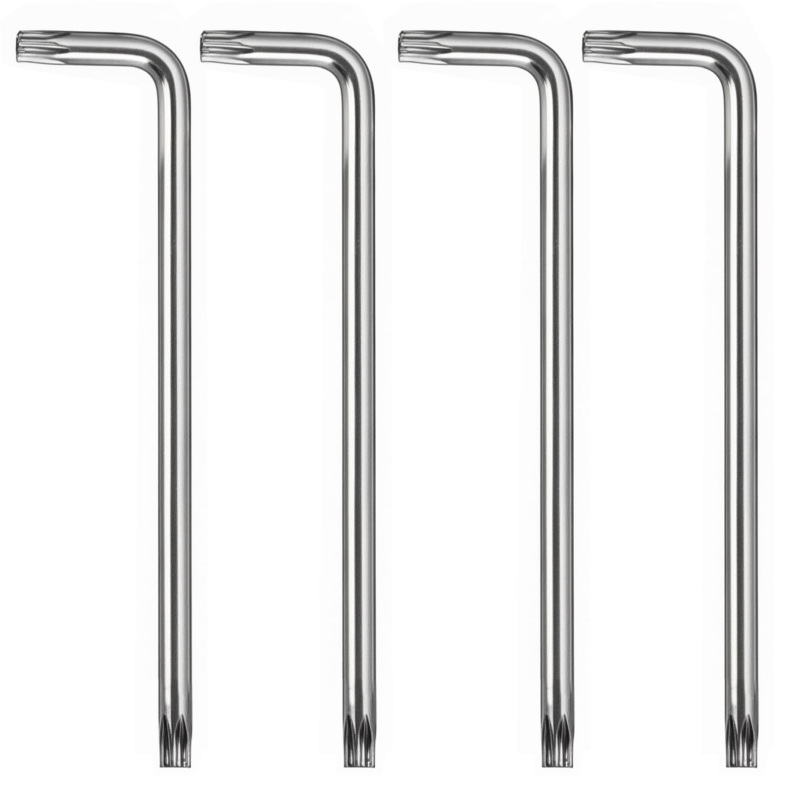 Kesiku Torx Hex Key T20 Allen Key Set, Star Long Arm Wrench, 4pcs