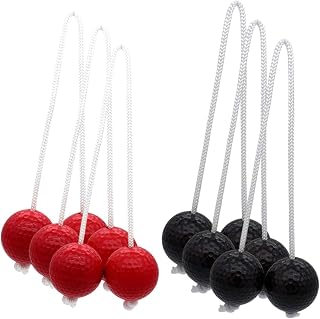 Colaxi 6Pcs Ladder Balls Ladder Toss Game, Indoor or Outdoor Activities Golf Game